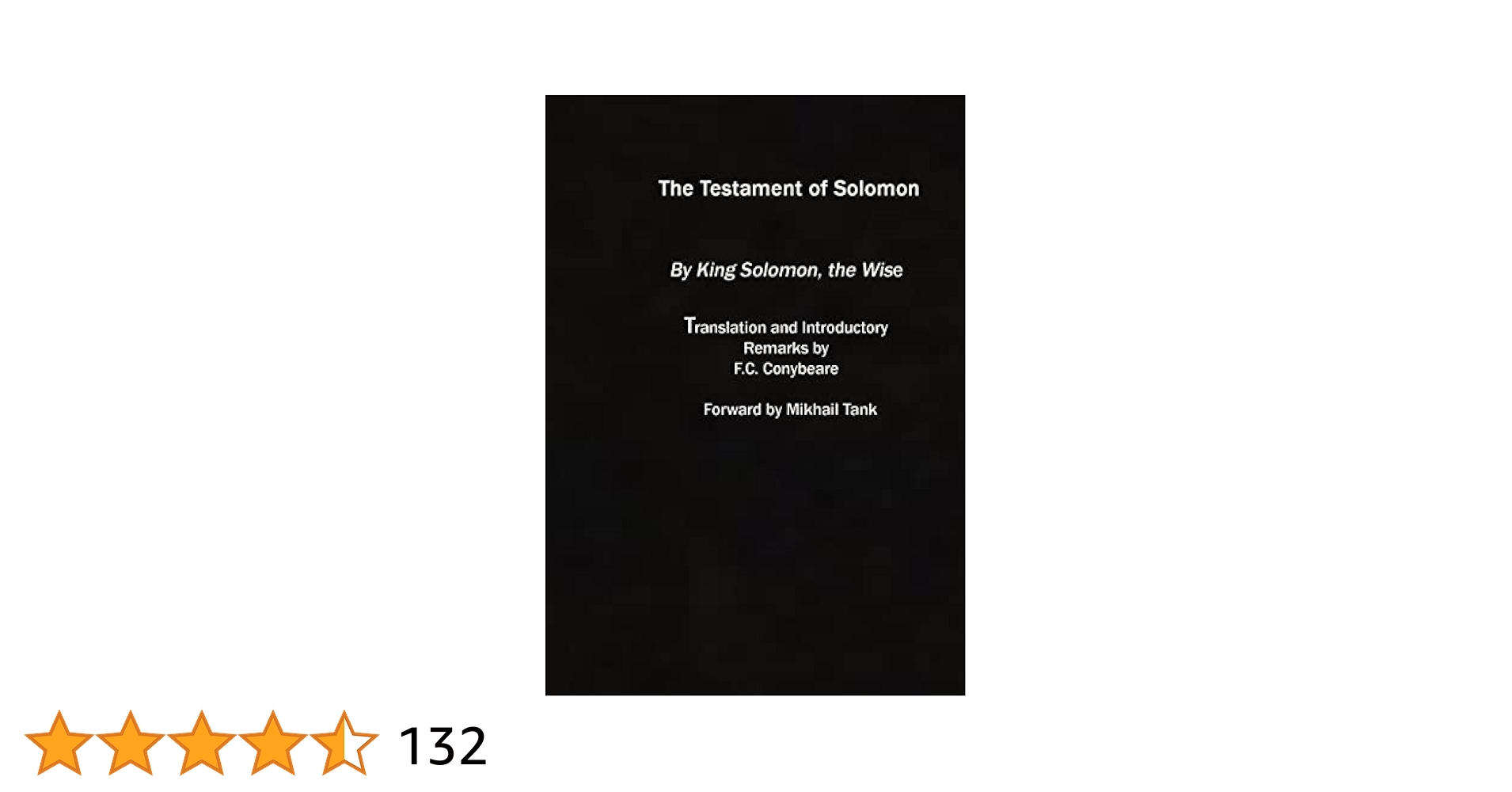 洋書 CHRONOLOGICAL BIBLE The Testament Of Solomon: (Original Version): Solomon, King